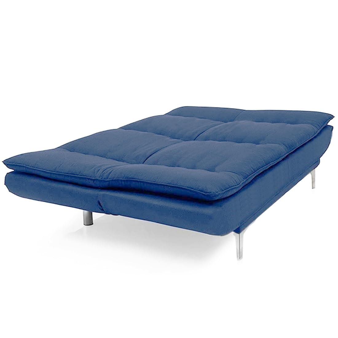 CASASTYLE Brio Fabric 3 Seater Sofa Cum Bed Set (Sky Blue) - View 5